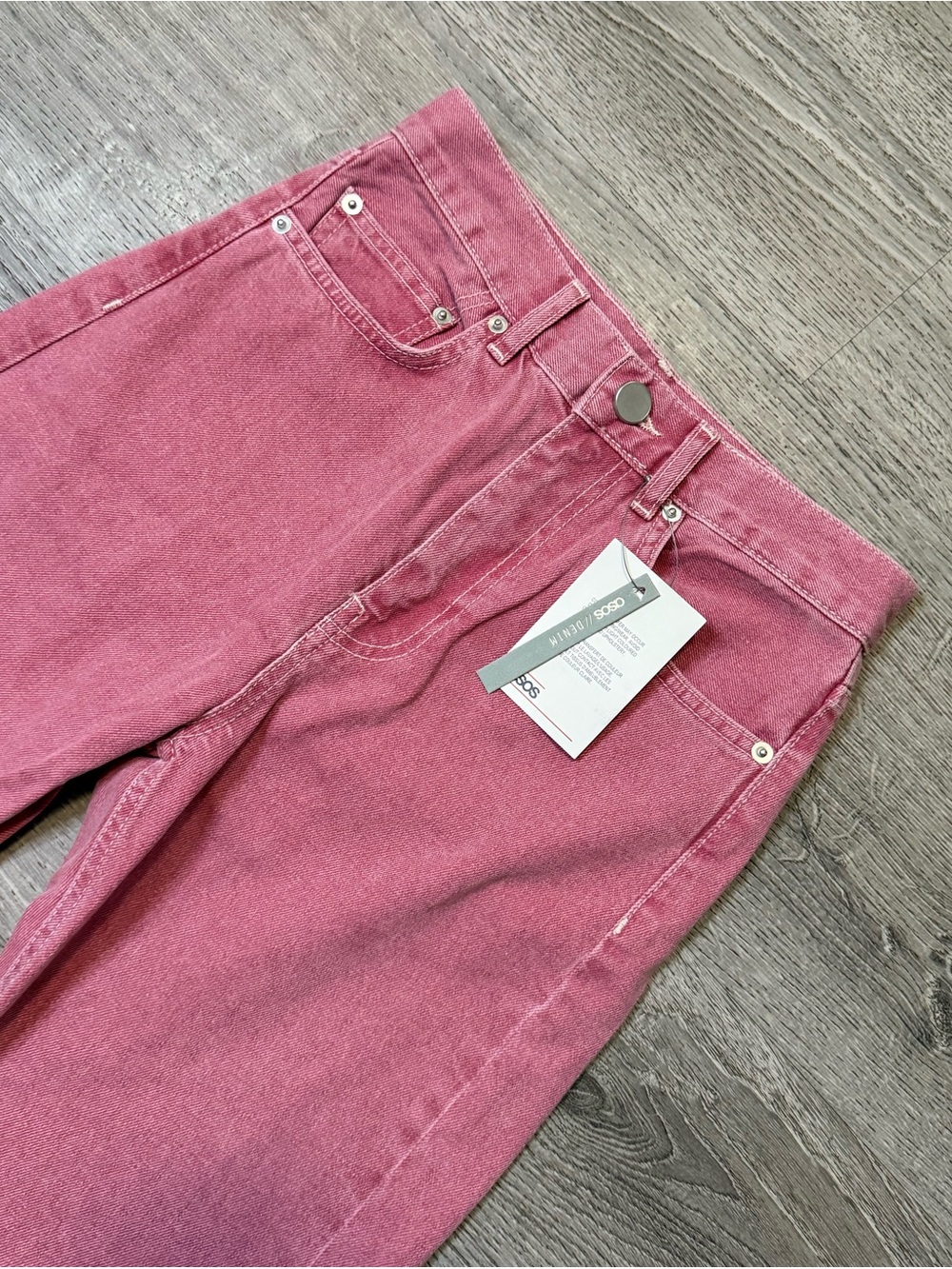 •ASOS• HIGH RISE STRAIGHT JEANS - Picture 4 of 6